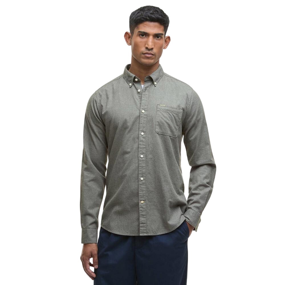 Barbour Huntly Houndstooth Tailored Shirt